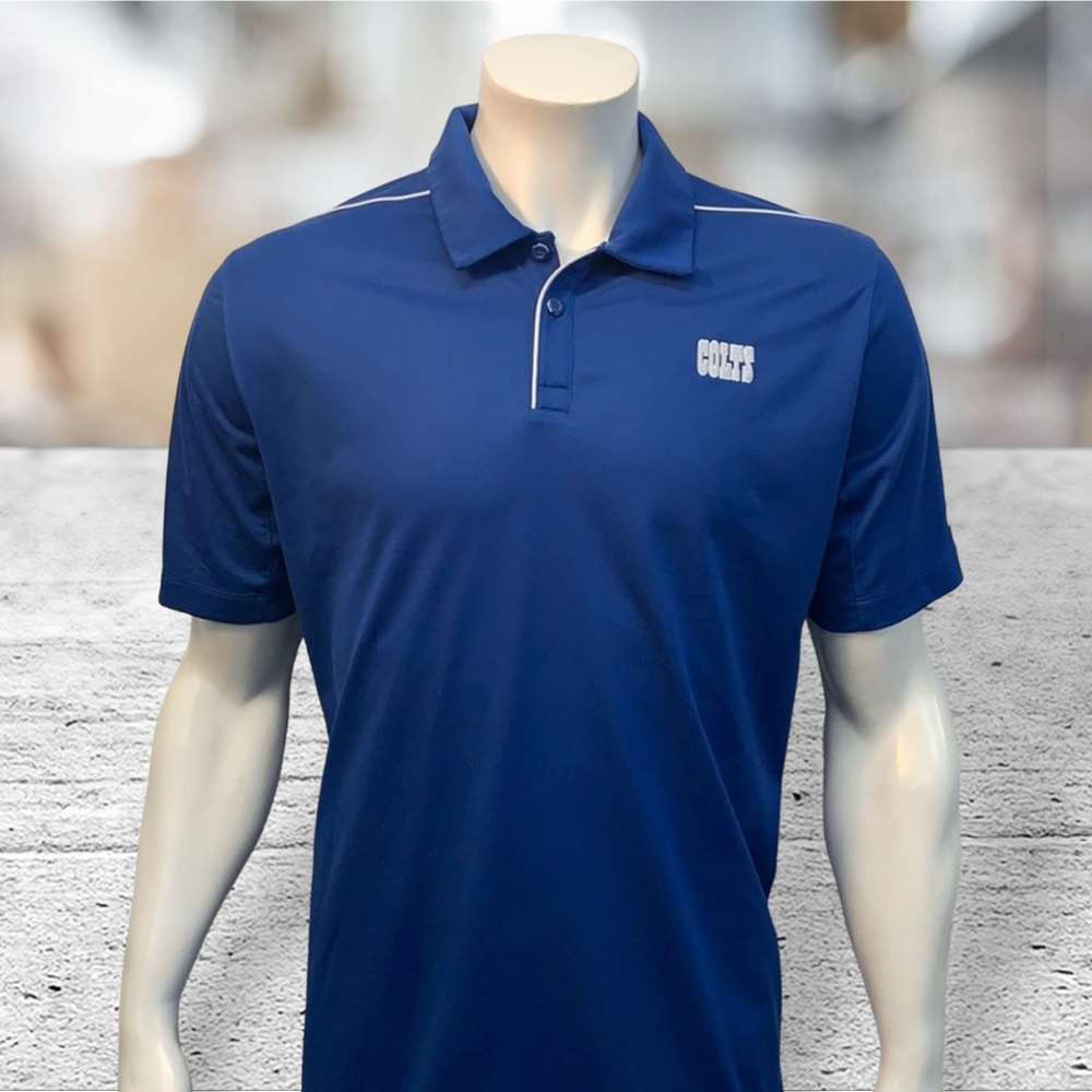 Nike Dri-Fit Indianapolis Colts On Field Polo LG - Picture 2 of 12